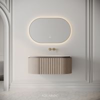 Belgravia Vanity Unit & Stone Basin 1000mm Natural Oak