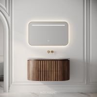 Belgravia II Vanity Unit & Stone Basin 1000mm Walnut