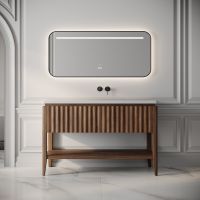 Kensington Vanity Unit & Stone Basin 1200mm Walnut