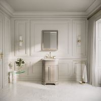 Hardwick Vanity Unit & Stone Basin 600mm Sabbia Grigio