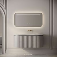 Belgravia II Vanity Unit & Stone Basin 1200mm Sabbia Grigio Oak