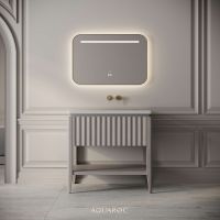 Kensington Vanity Unit & Stone Basin 800mm Sabbia Grigio Oak