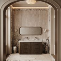 Savoy Double Vanity Unit 1600mm Espresso Oak