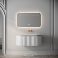 Belgravia Vanity Unit & Stone Basin 1000mm Matte White
