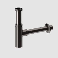 Niche Brushed Gunmetal Grey Round Bottle Trap