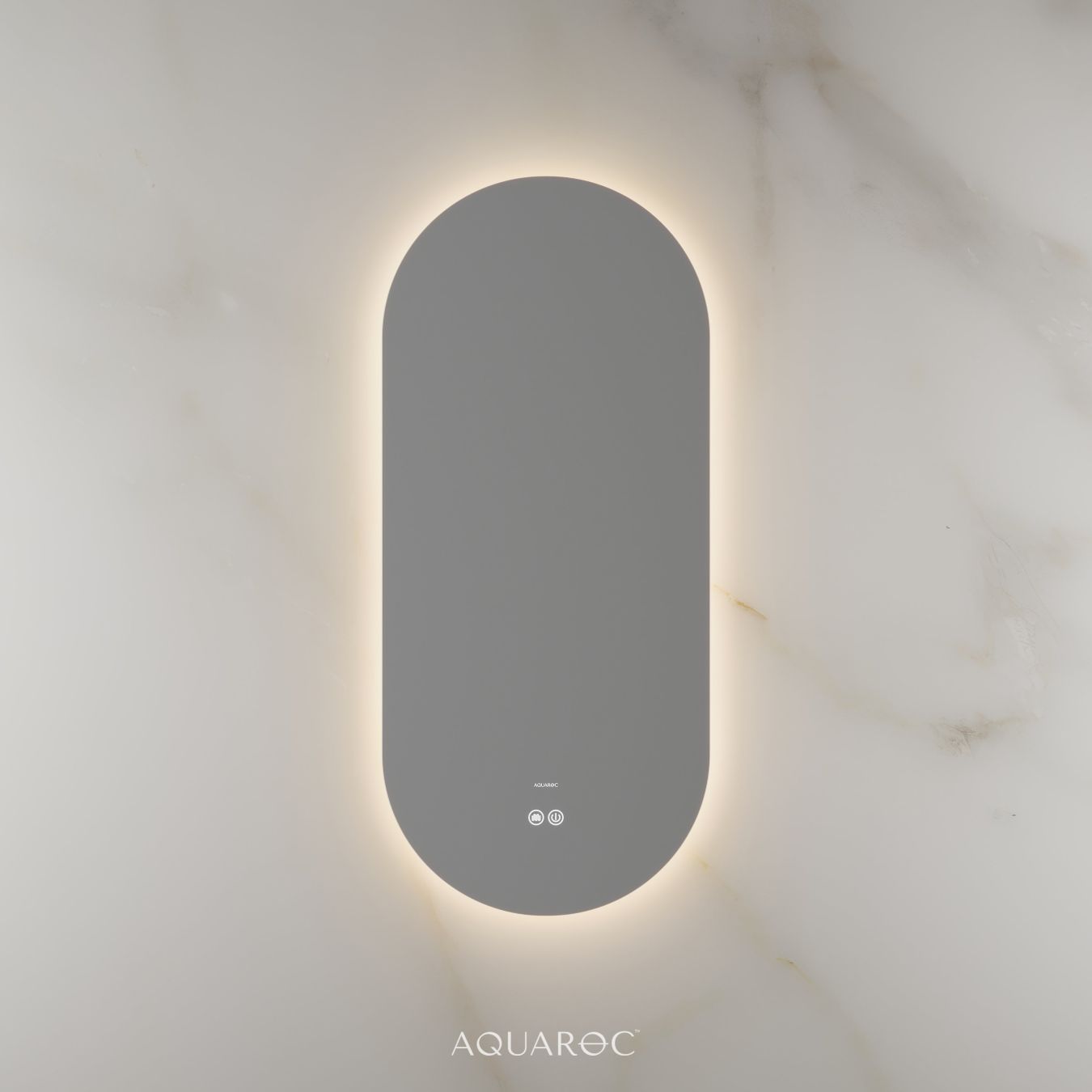 Lumiere Backlit & Demister Mirror 400mm Frameless