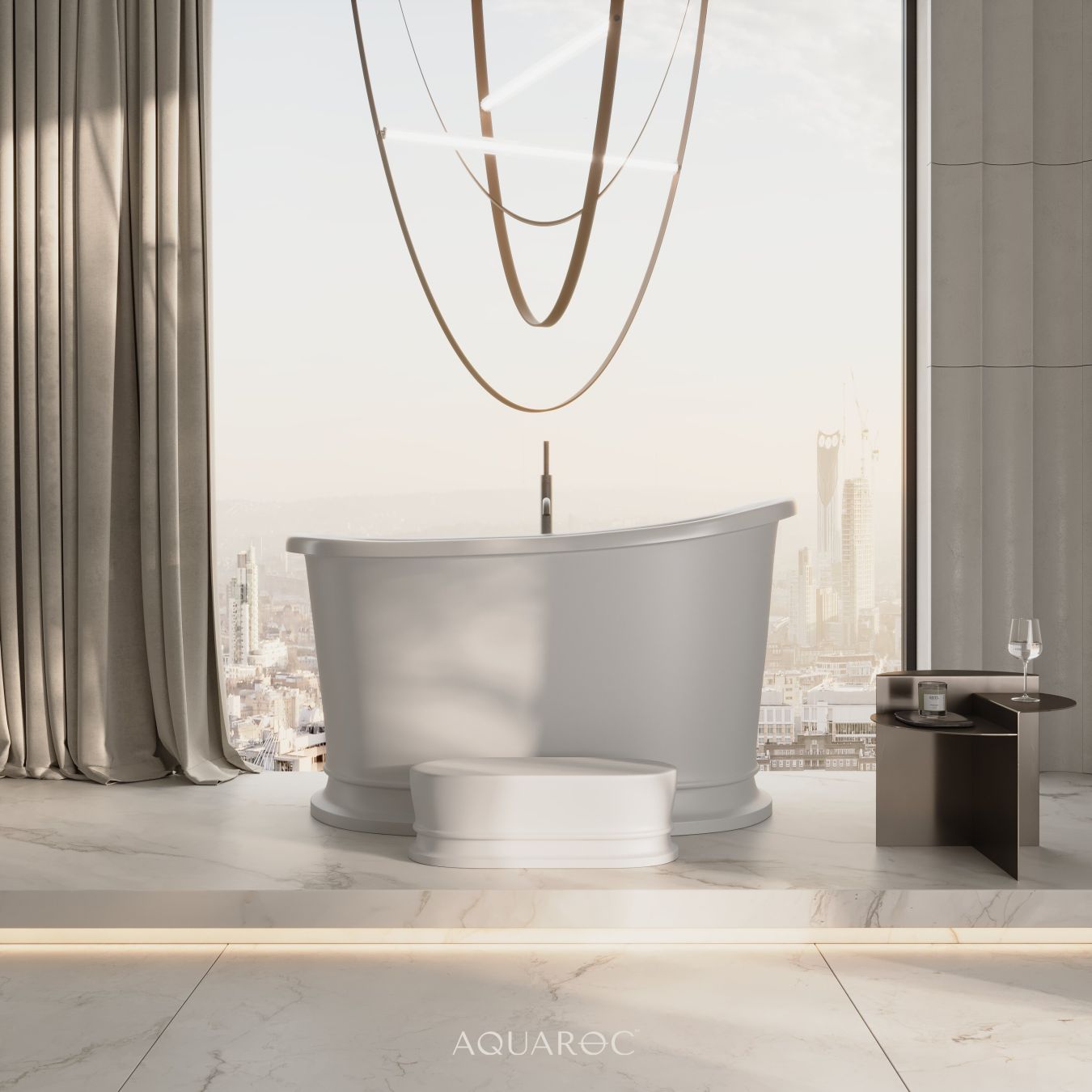 Affinity DualForm™ Freestanding Soaking Bath 1350mm