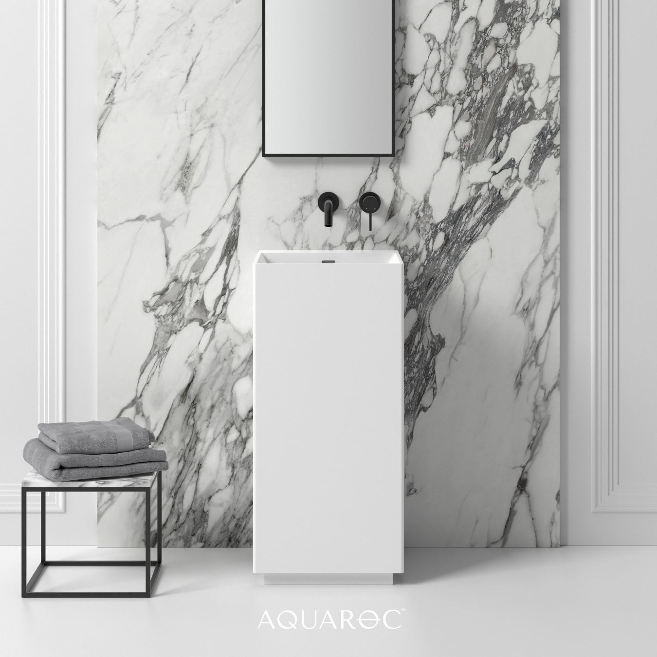 Kudos Freestanding Stone Basin 420mm