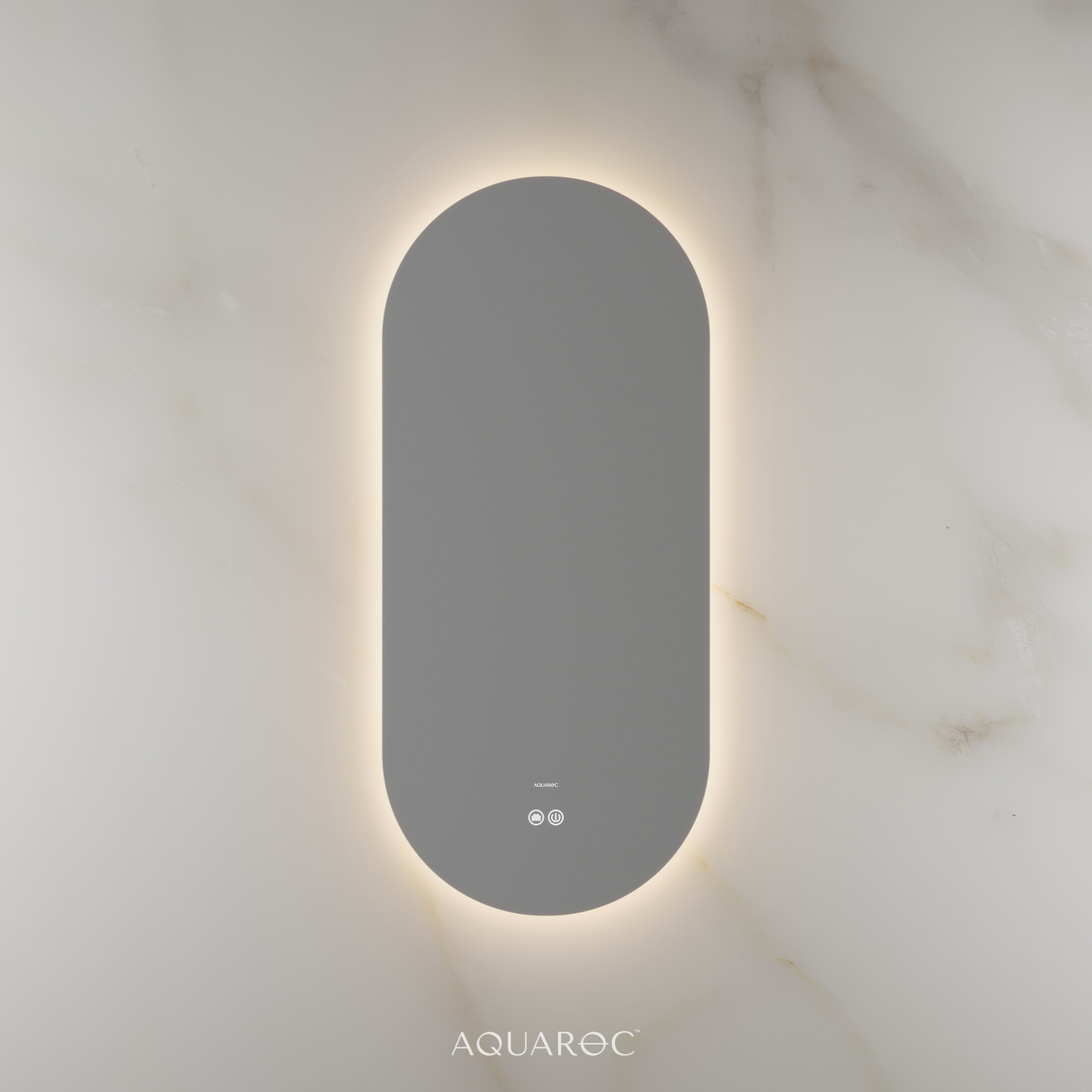 Lumiere Backlit & Demister Mirror 400mm Frameless