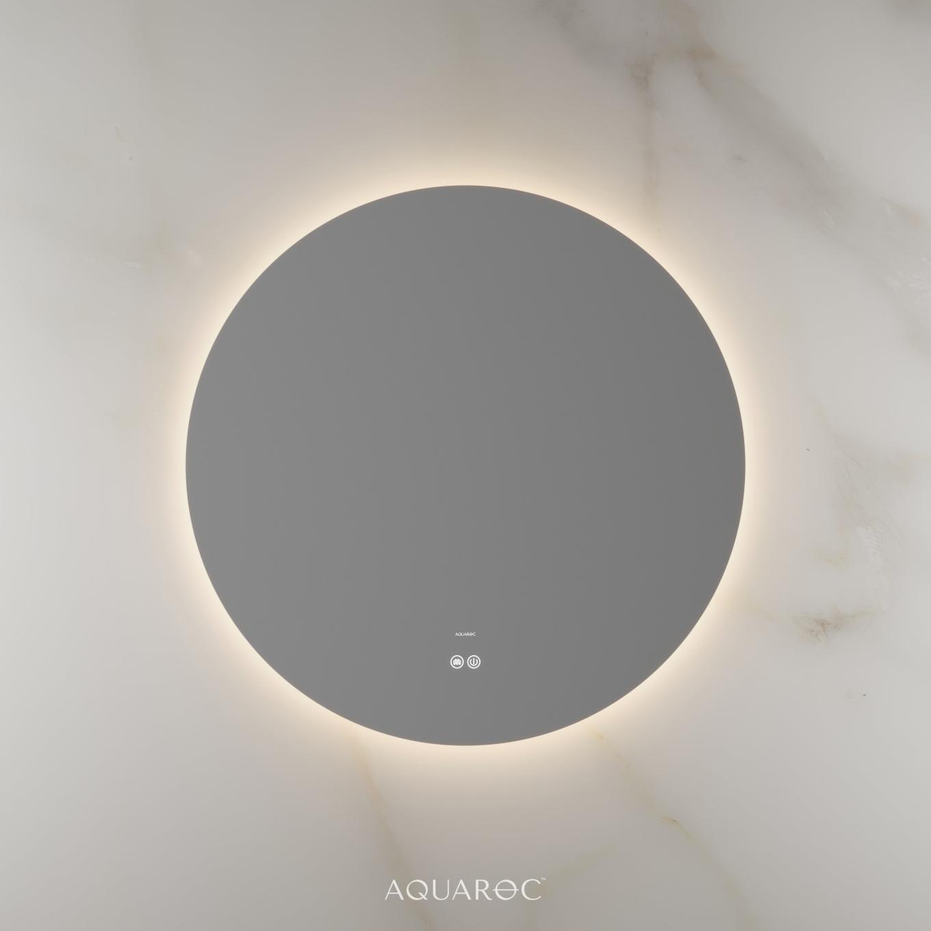 Lumiere Backlit & Demister Round Mirror 800mm Frameless