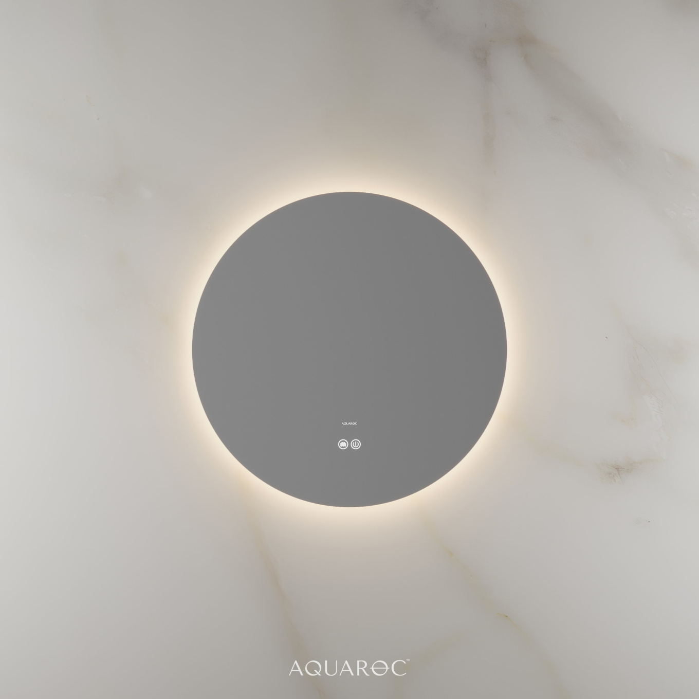 Lumiere Backlit & Demister Round Mirror 600mm Frameless