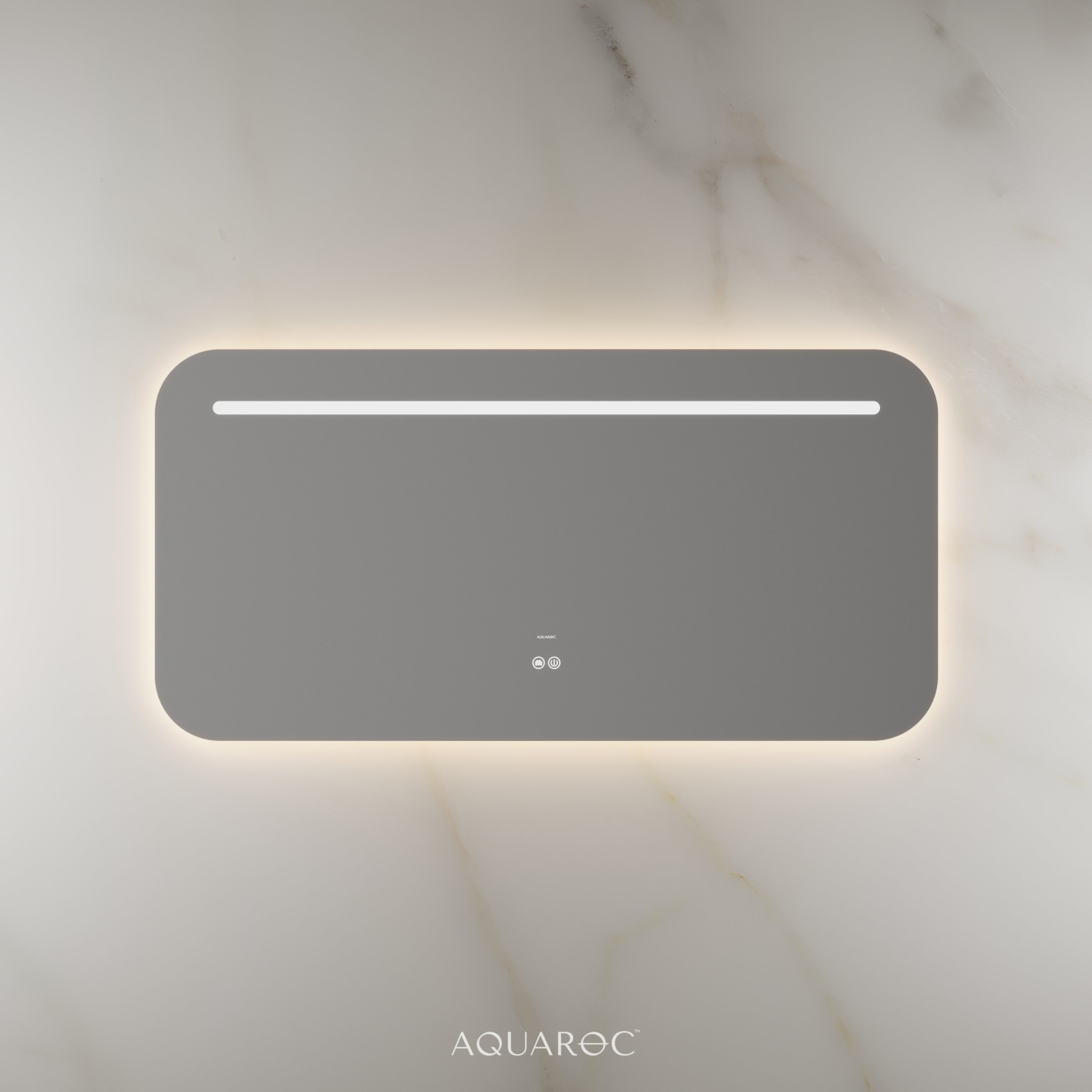 Lumiere Backlit & Demister Curved Mirror 1200mm Frameless