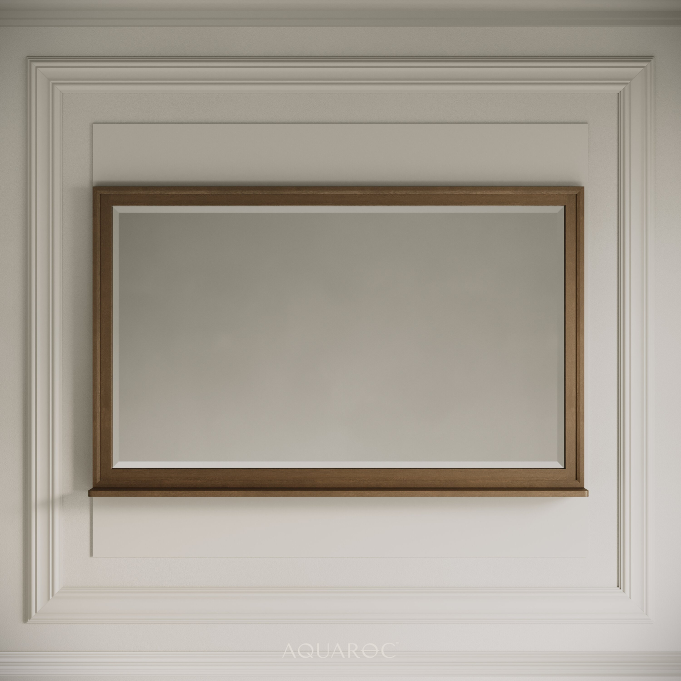 Hardwick Mirror & Integrated Shelf 1200mm Smoked Oak