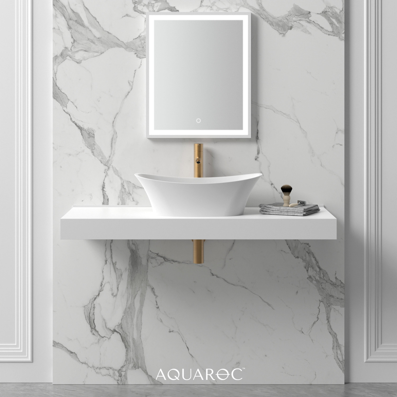 Mayfair Countertop Stone Basin 580mm