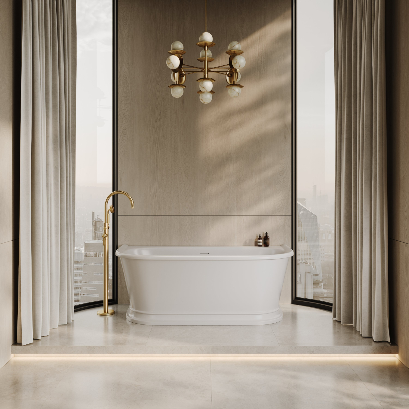 Affinity DualForm™ Back To Wall Bath 1650mm