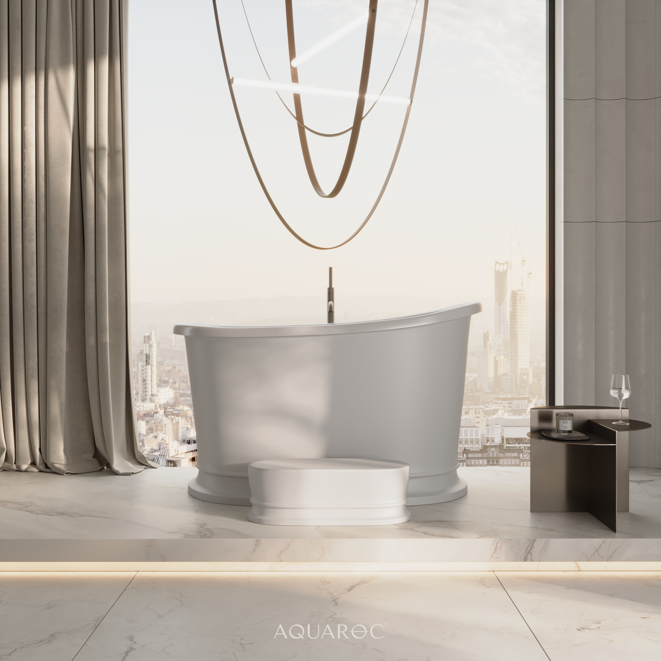 Affinity DualForm™ Freestanding Soaking Bath 1350mm
