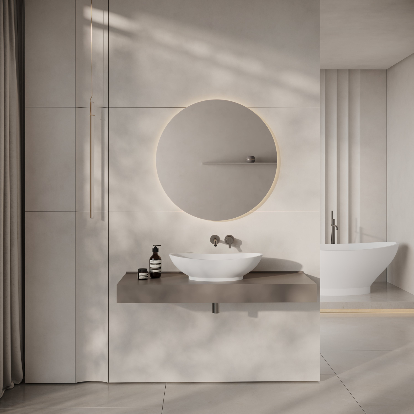 Paradiso Countertop Stone Basin 600mm
