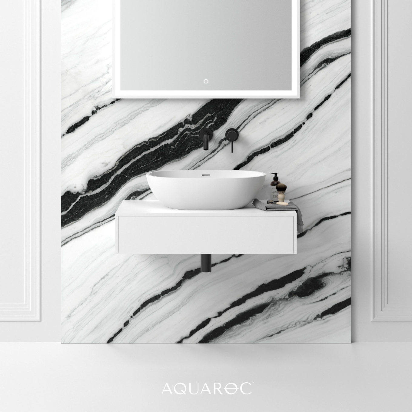 Cassetti Stone Vanity Drawer Unit 800mm