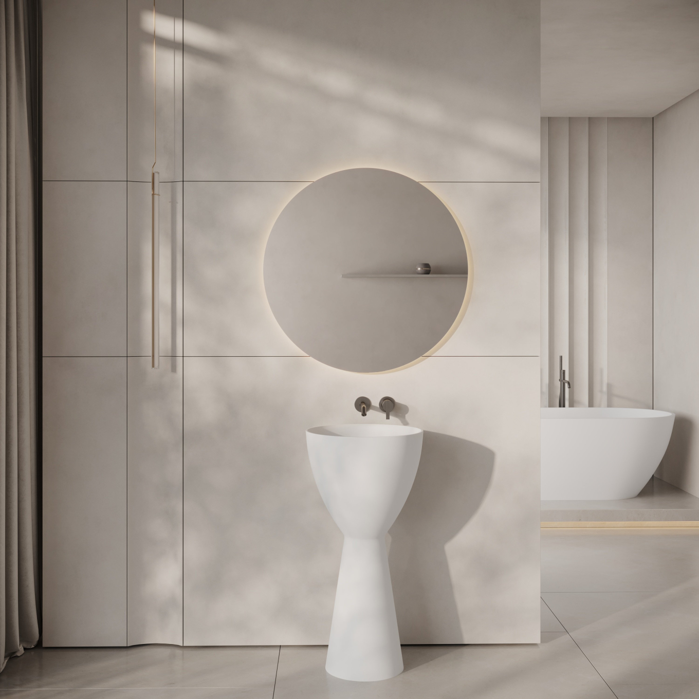 Majestic Freestanding Stone Basin 450mm
