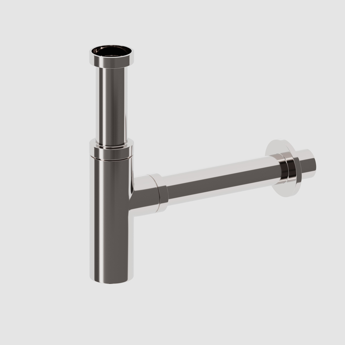 Niche Chrome Round Bottle Trap