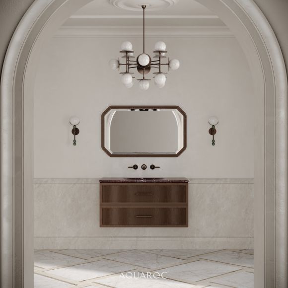 Park Lane Vanity Unit Rosso Levanto Marble 1000mm