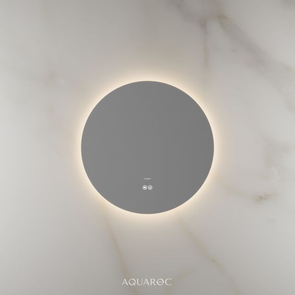 Lumiere Backlit & Demister Round Mirror 600mm Frameless