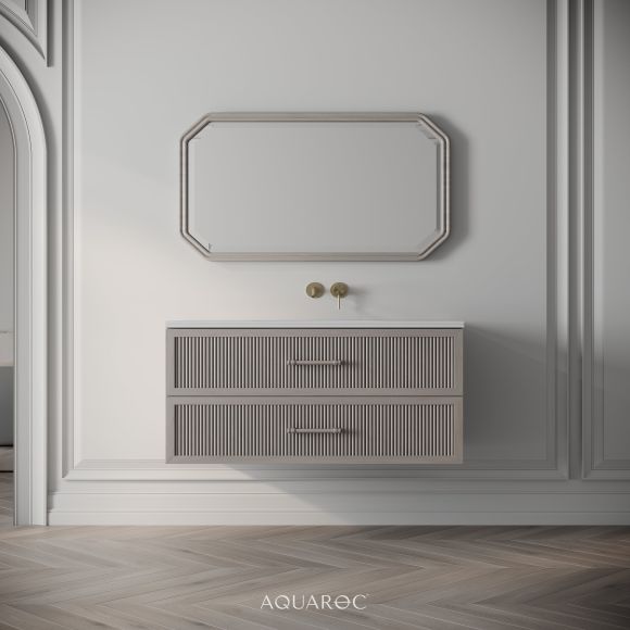 Park Lane Vanity Unit & Stone Basin 1000mm Sabbia Grigio Oak