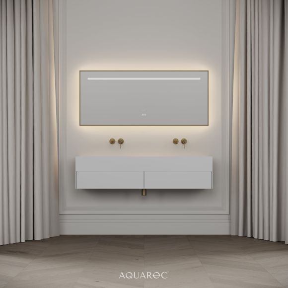 Nero Stone Double Vanity Unit 1400mm