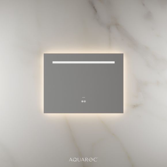 Lumiere Backlit & Demister Rectangle Mirror 800mm Frameless