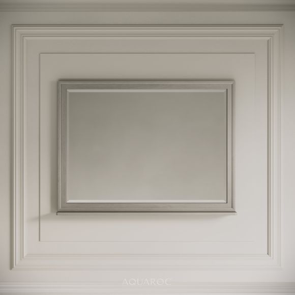 Hardwick Mirror & Integrated Shelf 1000mm Sabbia Grigio Oak