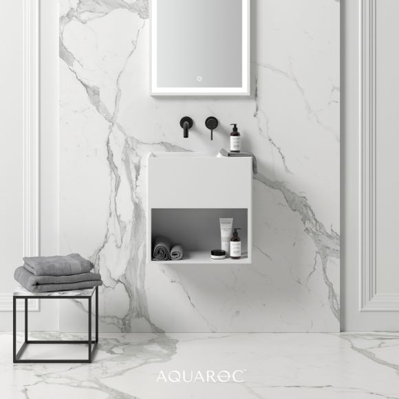 Ethos Wall Hung Stone Basin 500mm