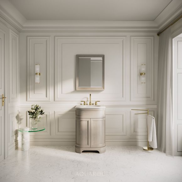 Hardwick Vanity Unit & Stone Basin 600mm Sabbia Grigio