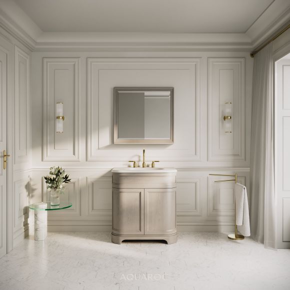 Hardwick Vanity Unit & Stone Basin 800mm Sabbia Grigio