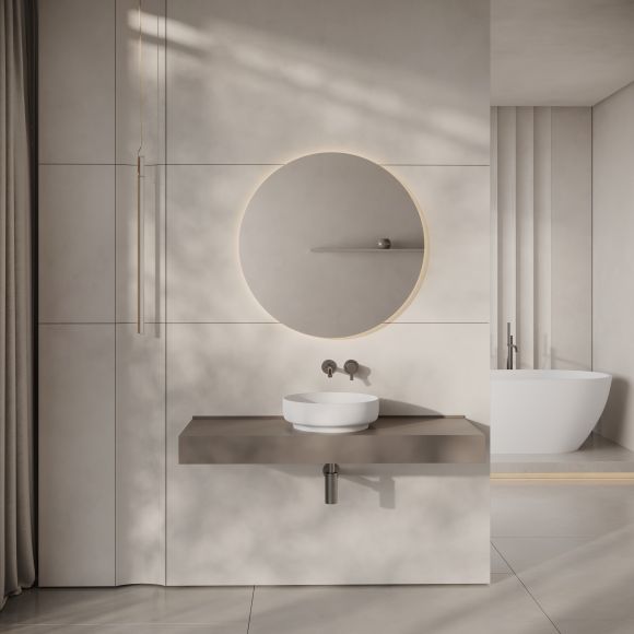 Soho Round Countertop Stone Basin 400mm