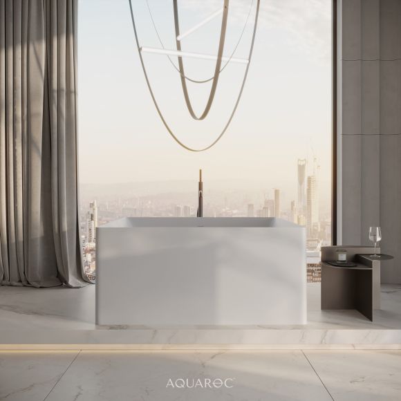 Firenze Freestanding Square Stone Bath 1200mm