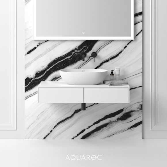 Cassetti Stone Vanity Double Drawer Unit 1000mm