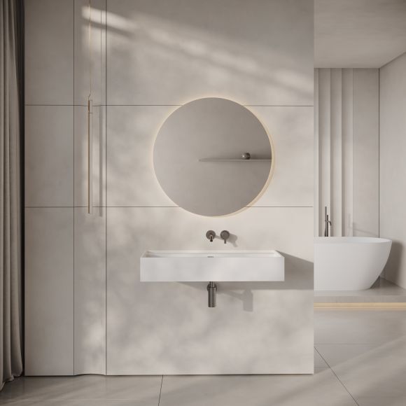 Neo Wall Hung Stone Basin 900mm