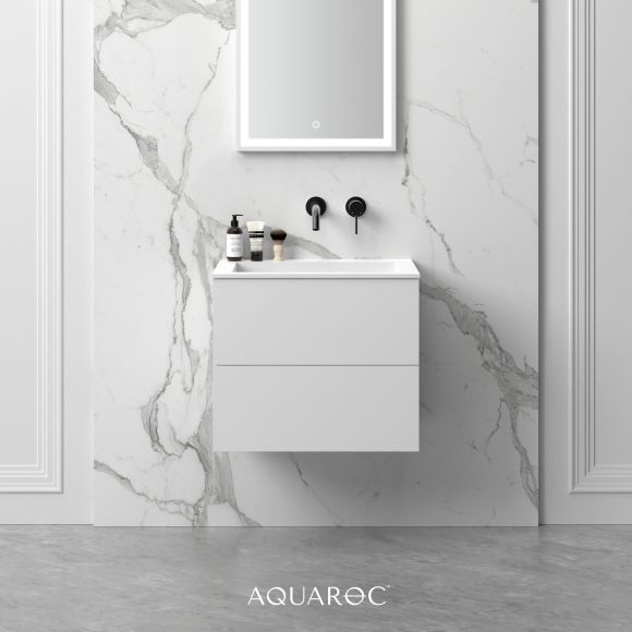One Vanity Unit & Stone Basin 600mm
