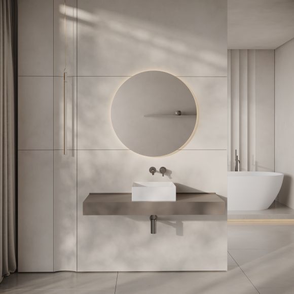 Arcadia Countertop Stone Basin 380mm