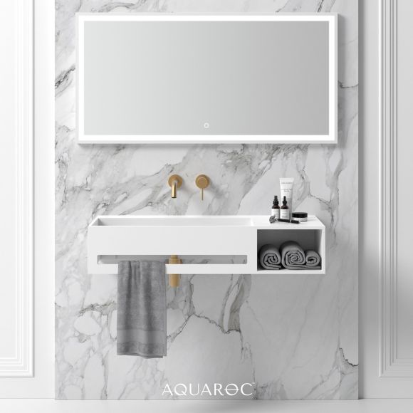 Quadra Wall Hung Stone Basin 1000mm
