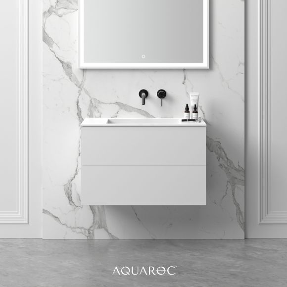 One Vanity Unit & Stone Basin 800mm