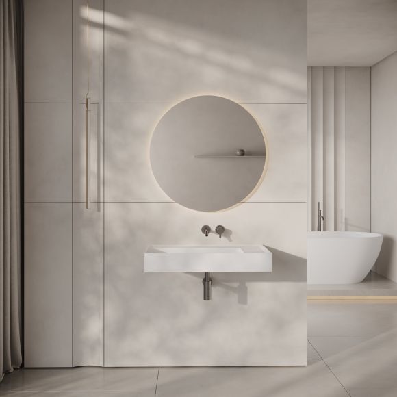 Aura Wall Hung Stone Basin 800mm