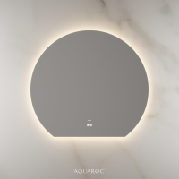 Lumiere Backlit & Demister Moon Mirror 1000mm Frameless