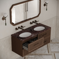Park Lane Vanity Unit Rosso Levanto Marble