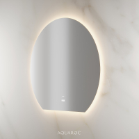 Lumiere Backlit & Demister Moon Mirror 1000mm Frameless