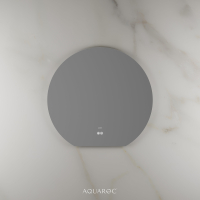 Lumiere Backlit & Demister Moon Mirror 800mm Frameless