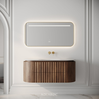 Belgravia II Vanity Unit & Stone Basin 1200mm Walnut
