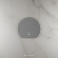 Lumiere Backlit & Demister Moon Mirror 600mm Frameless