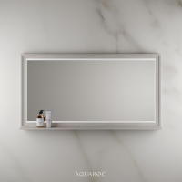 Hardwick Mirror & Integrated Shelf 1400mm Sabbia Grigio Oak
