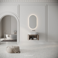 Camden Vanity Unit & Stone Basin 600mm Natural Oak